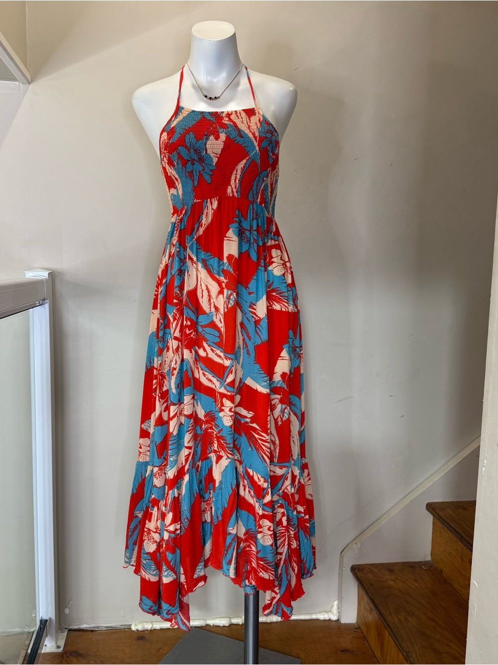 Free People Heat Wave Printed Maxi Dress size S - Picture 8 of 17